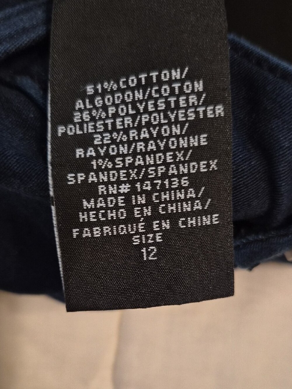 1822 'Butter' Denim Jeggings- Size 12 - Picture 8 of 8